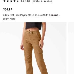 Carhartt Women's Brown Cargo Pants